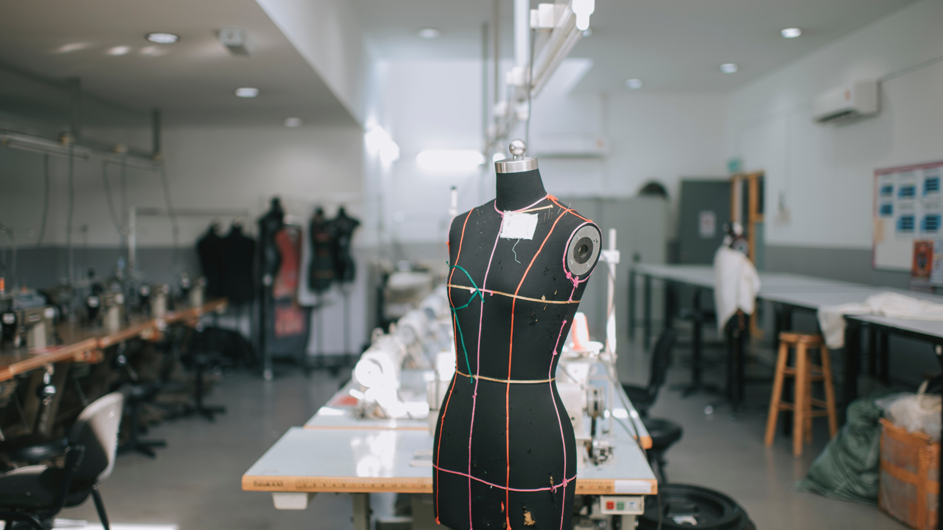 Detail of hand-finished Jhema Wears garment